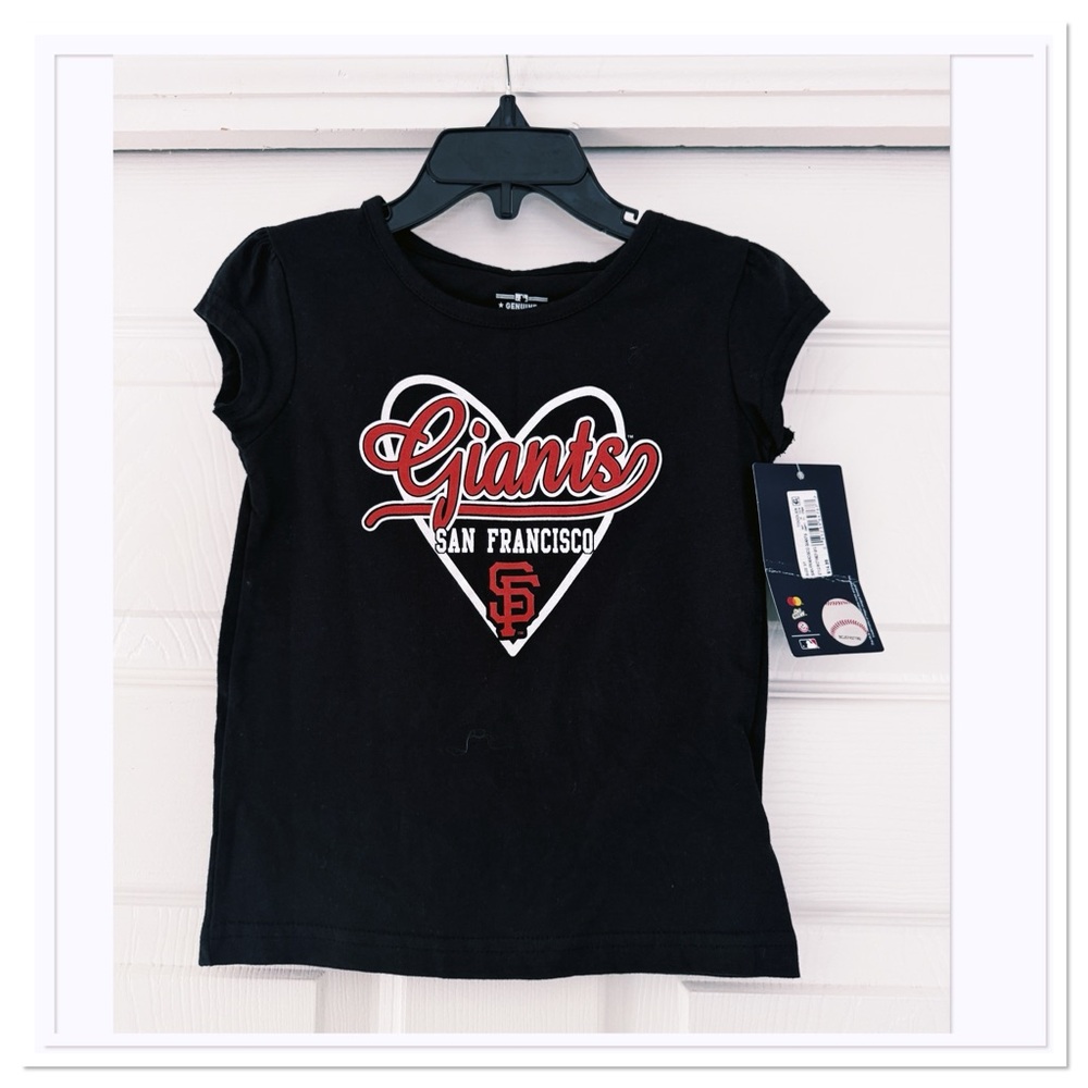 San Francisco Giants Toddler Girls T-Shirt Baseball Genuine Merchandise